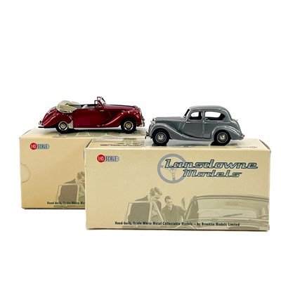 Lot 753 - Lansdowne Models 1940's Cars (x2): Lagonda & Sunbeam Talbot.