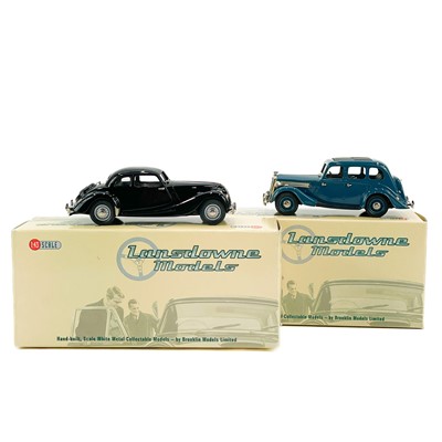 Lot 754 - Lansdowne Models 1940's Cars (x2): Bristol & Wolseley.