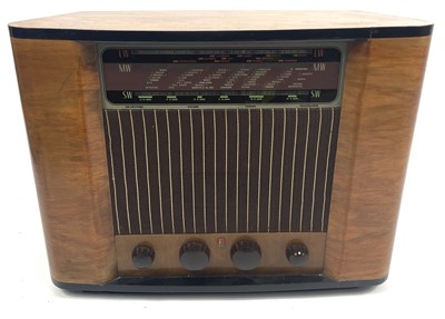 Lot 254 - A 1950s Ferranti 215 valve radio receiver.