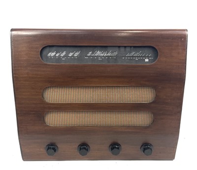 Lot 255 - A 1940s Murphy A122 valve radio receiver.