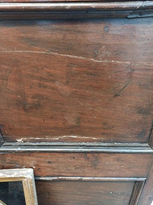 Lot 109 - An 18th century oak chest of drawers.