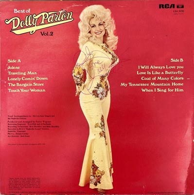 Lot 153 - SIGNED - Dolly Parton album.