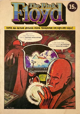 Lot 144 - An original Pink Floyd music programme comic.