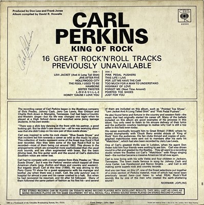 Lot 162 - SIGNED Carl Perkins album.