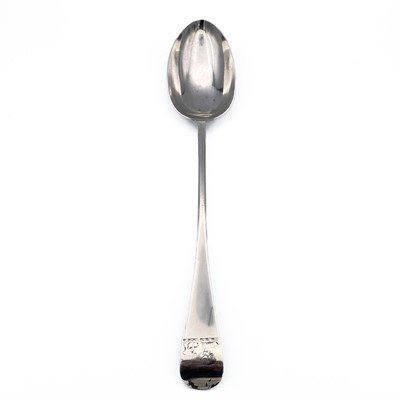 Lot 25 - A Victorian silver serving spoon by Elkington & Co