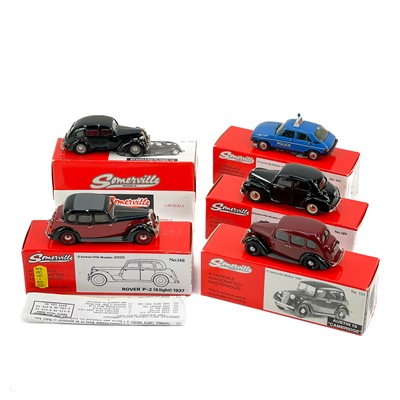 Lot 766 - Somerville Models (1:43 Scale) Saloon Cars (x5)