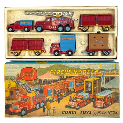 Lot 770 - Corgi Major Chipperfields Circus Models Gift Set no. 23