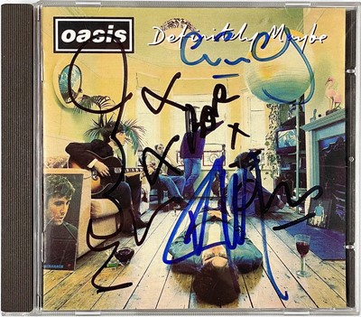 Lot 141 - SIGNED - Oasis CD.