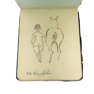 Lot 201 - FOOTBALL INTEREST; An autograph book dating from the 1950's