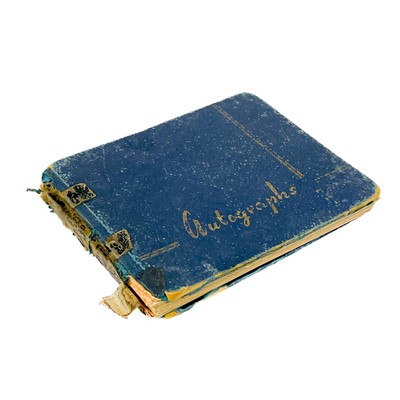 Lot 201 - FOOTBALL INTEREST; An autograph book dating from the 1950's