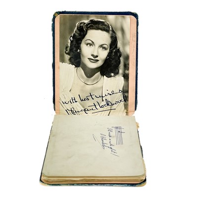 Lot 201 - FOOTBALL INTEREST; An autograph book dating from the 1950's
