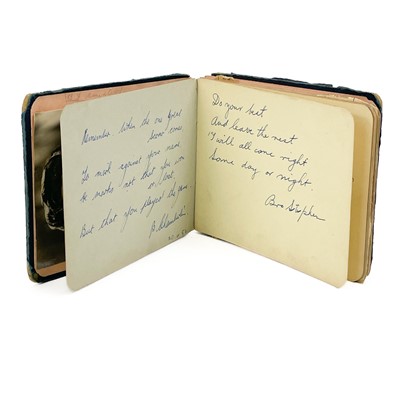 Lot 201 - FOOTBALL INTEREST; An autograph book dating from the 1950's