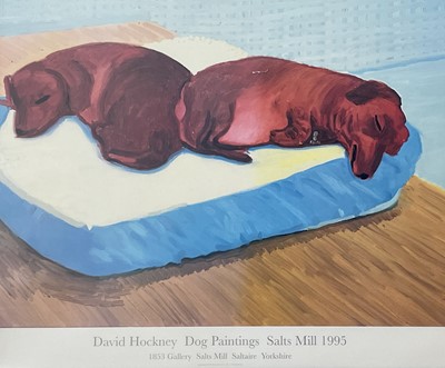 Lot 1431 - A David Hockney Exhibition Poster