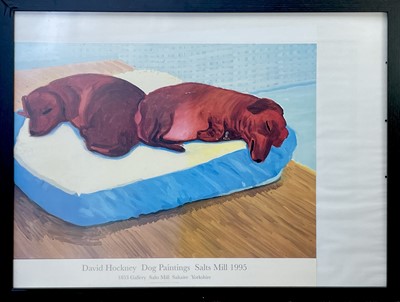 Lot 1431 - A David Hockney Exhibition Poster