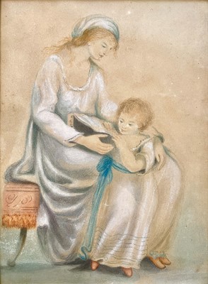 Lot 1436 - Mother & Child C.1780