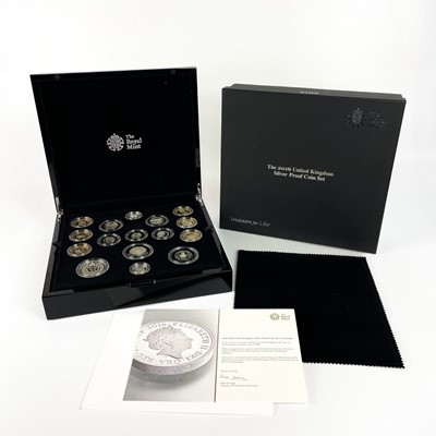 Lot 8 - Royal Mint 2016 UK Silver Proof coin set.