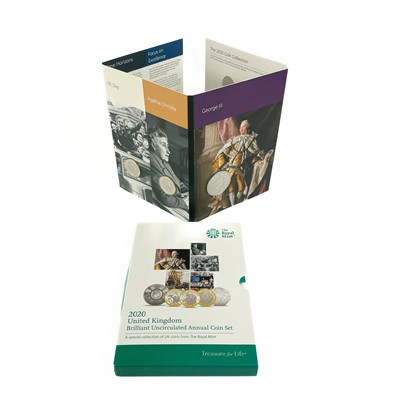 Lot 9 - Royal Mint 2020 UK Brilliant uncirculated annual coin set.