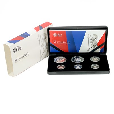 Lot 13 - 2014 Royal Mint Silver Proof 6 coin ''Britannia Collection 2014''