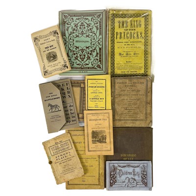 Lot 317 - Fifteen 19th century 'Chapbooks' and pocket books.