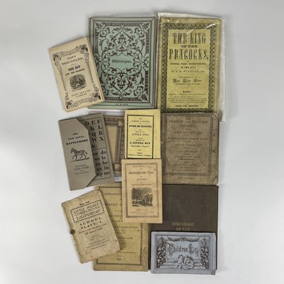 Lot 317 - Fifteen 19th century 'Chapbooks' and pocket books.