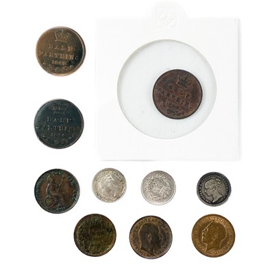 Lot 136 - UK Fractional Copper & Silver coinage.