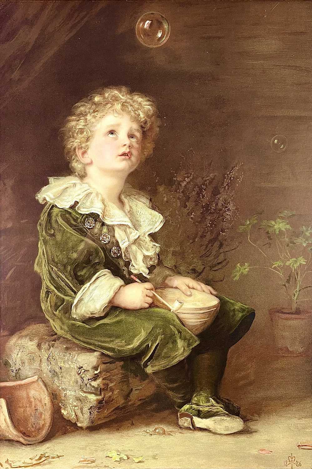 Lot 255 - Bubbles, after John Everett Millais.