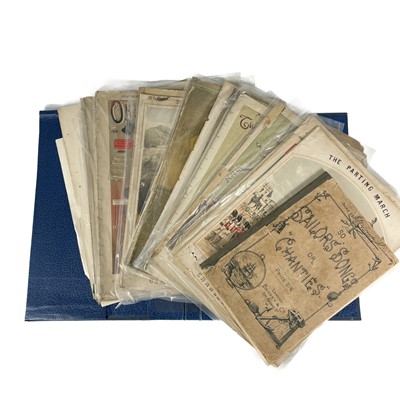 Lot 153 - A folder of 19th Century sheet music.