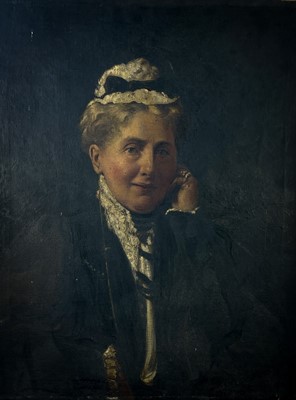 Lot 1470 - Late Victorian English School two portraits.