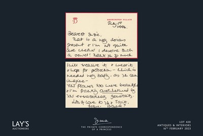 Lot 420 - Diana - The Private Correspondence of a Princess