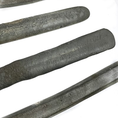 Lot 189 - Penwith mining interest, 5 original tin metal samples .