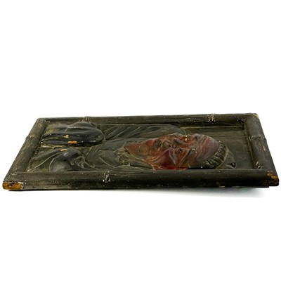 Lot 268 - A Chinese carved wood opium den sign, 19th century.