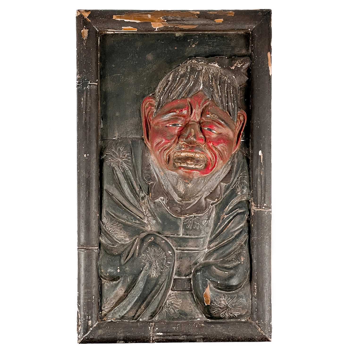 Lot 269 - A Chinese carved wood opium den sign, 19th century.