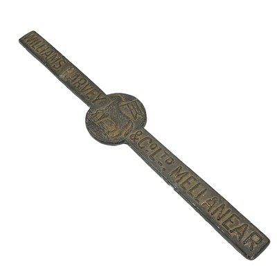Lot 133 - A Williams, Harvey & Co Ltd Mellamear tin ingot.
