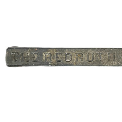 Lot 134 - The Redruth Tin Smelting Co tin ingot.