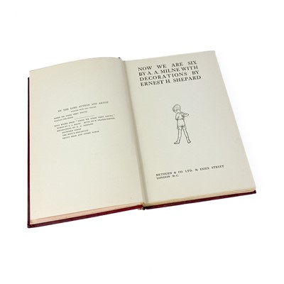 Lot 21 - A. A. Milne. 'Now We Are Six'.