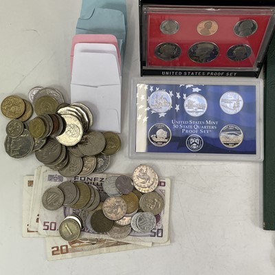 Lot 143 - World Redeemable etc coinage - Euro, Switzerland, USA, Canada etc.