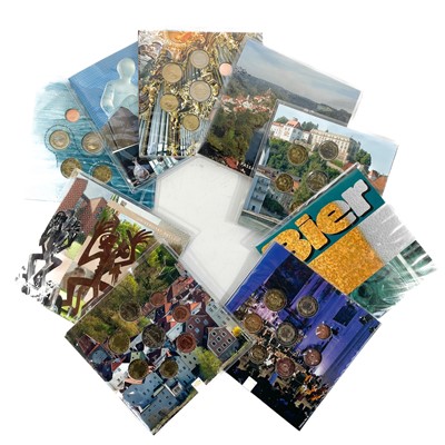 Lot 161 - European uncirculated Euro coinage Special Year Packs (x9)