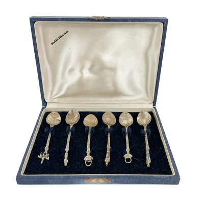 Lot 62 - Six 925 antique teaspoons.