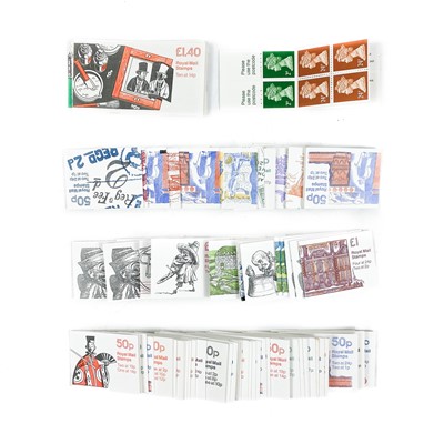 Lot 511 - G.B. Decimal QEII Folding Stamp Booklets (x128)