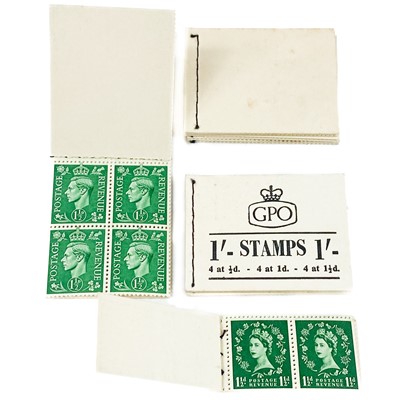 Lot 513 - G.B. Pre-decimal 1/- Stitched Stamp Booklets (x13)