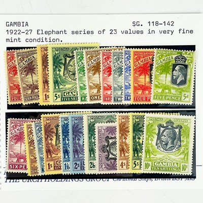 Lot 515 - Gambia - King George V Definitives