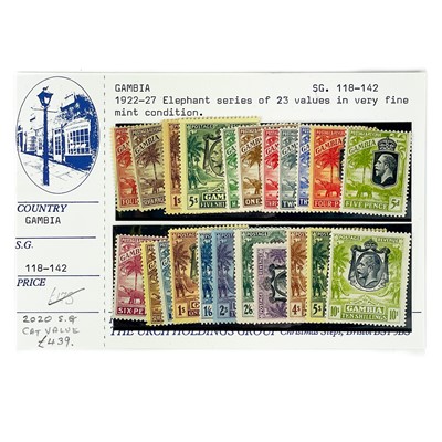 Lot 515 - Gambia - King George V Definitives