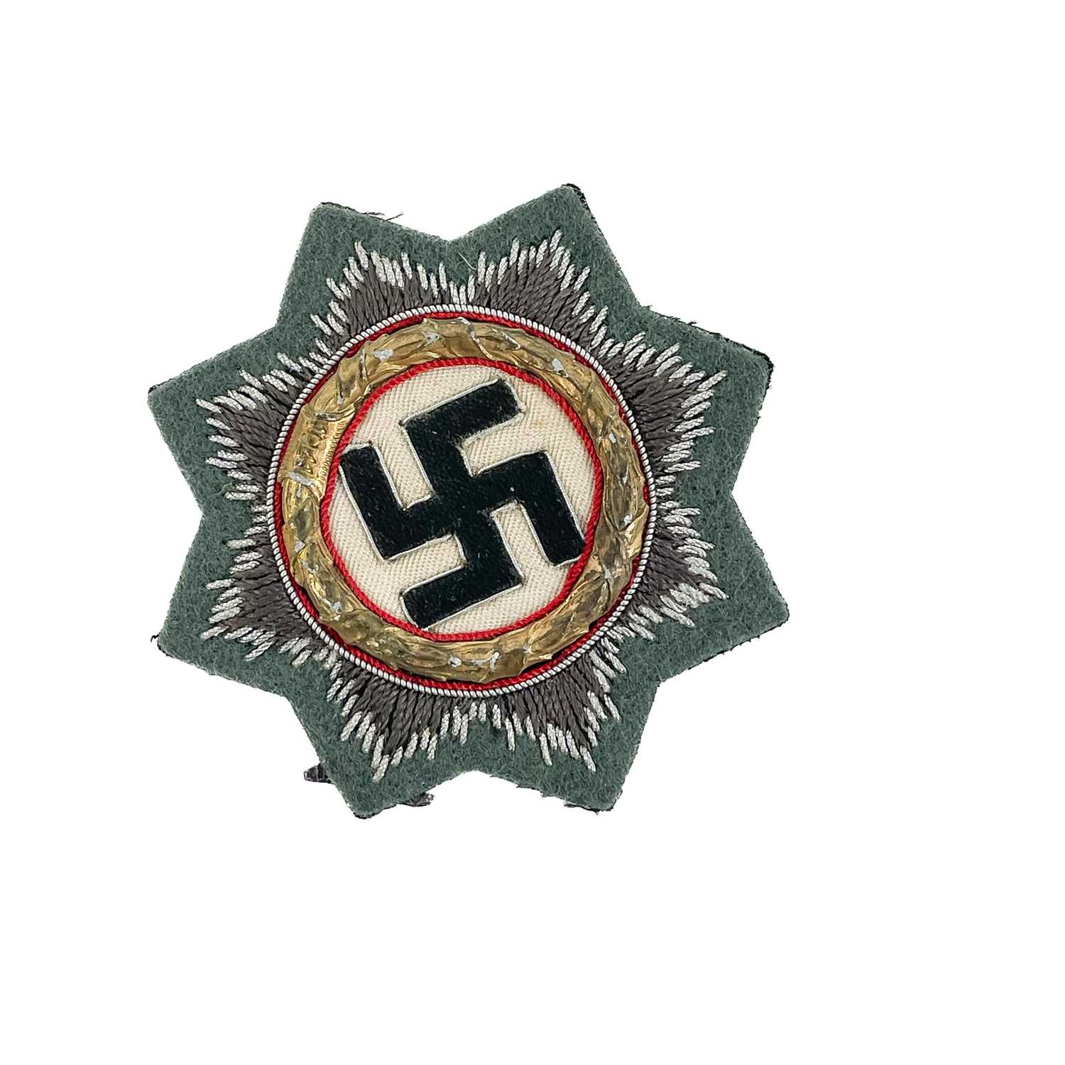 Lot 403 - World War II Interest – Third Reich Swastika Cloth Badge.