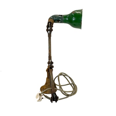 Lot 97 - A Mek-Elek wall mounted adjustable light fitting.