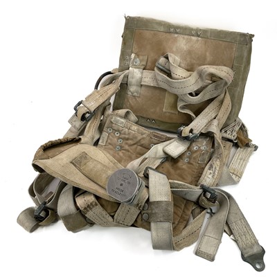 Lot 158 - An I.A.C Parachute Assembly seat type Mk 10.