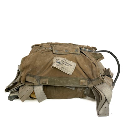 Lot 158 - An I.A.C Parachute Assembly seat type Mk 10.