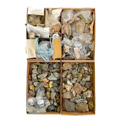 Lot 164 - A large collection of mineral specimens.