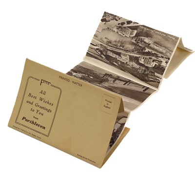 Lot 905 - Postcards etc - Porthleven Interest.