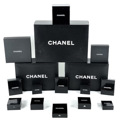 Lot 368 - A selection of Chanel retail boxes.