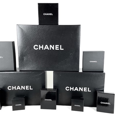 Lot 368 - A selection of Chanel retail boxes.